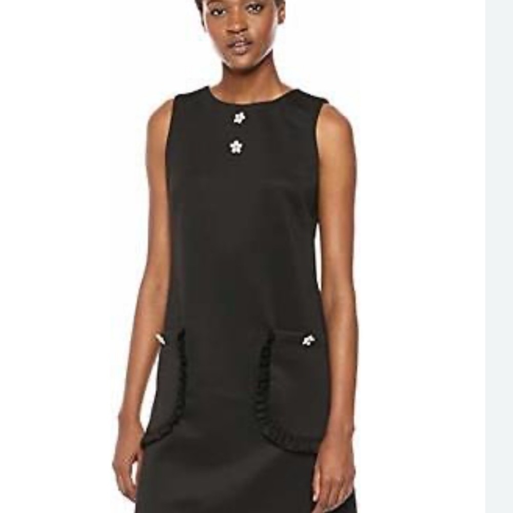 Betsey Johnson Black Sheath‎ Cocktail Dress 4